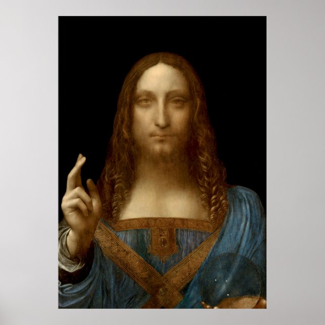 Affiche Salvator Mundi by Leonardo da Vinci (Devant)