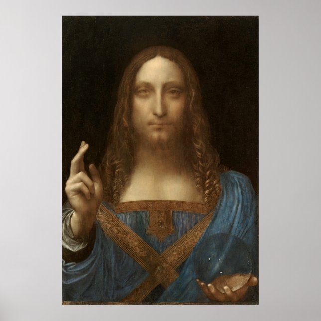 Affiche Salvator Mundi by Leonardo da Vinci (Devant)