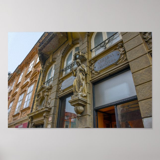 Affiche Salvator Pharmacy Extérieur, Bratislava, Slovaquie (Devant)