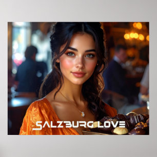 AFFICHE SALZBOURG AMOUR - AMOUR D'AUTRICHE