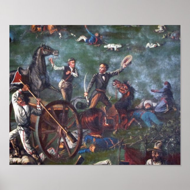 Affiche Sam Houston à San Jacinto (Devant)