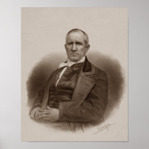 Affiche Sam Houston Portrait