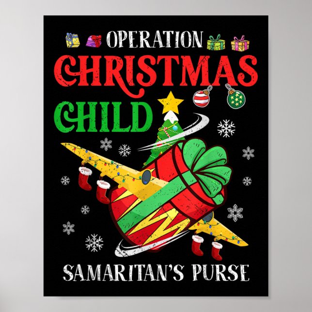 Affiche Samaritan's Purse Operation Christmas Child Funny  (Devant)