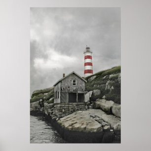 Affiche Sambro Light — Le plus ancien phare d'Amérique du 