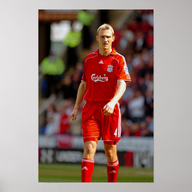 Affiche Sami Hyypia Jouer Pour Liverpool FC (Devant)