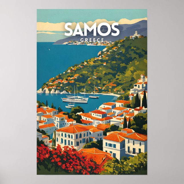 Affiche Samos Grèce (Devant)