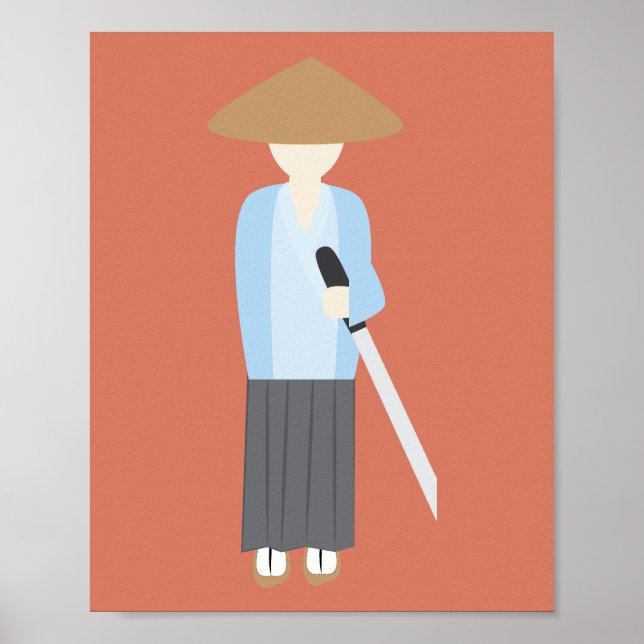 Affiche Samouraï (Devant)