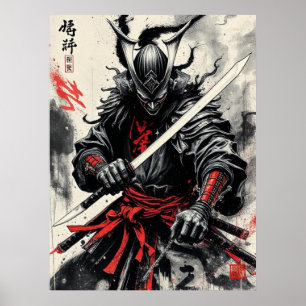 Affiche Samouraï sombre des morts-vivants