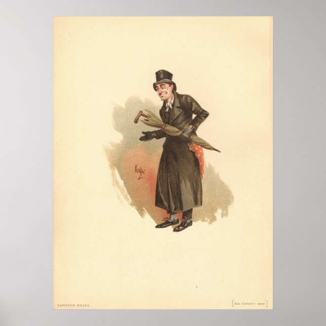 Affiche Sampson Brass, Kyd, Dickens The Old Curiosity Shop (Devant)