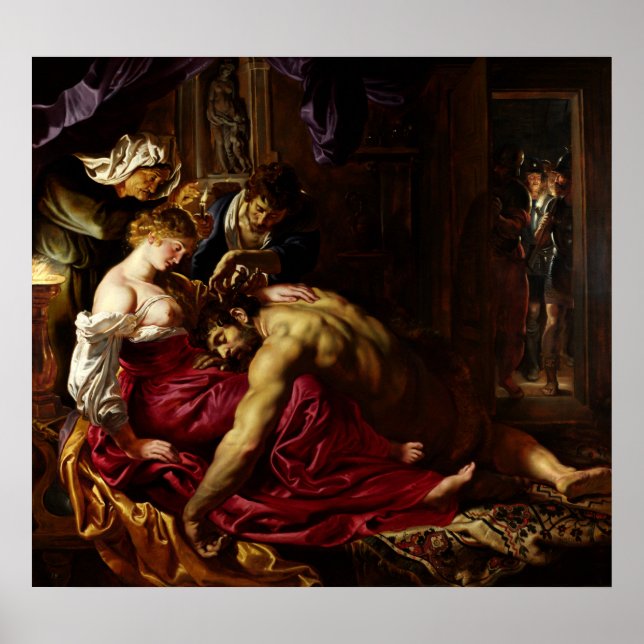 Affiche Samson et Delilah par Peter Paul Rubens (Devant)