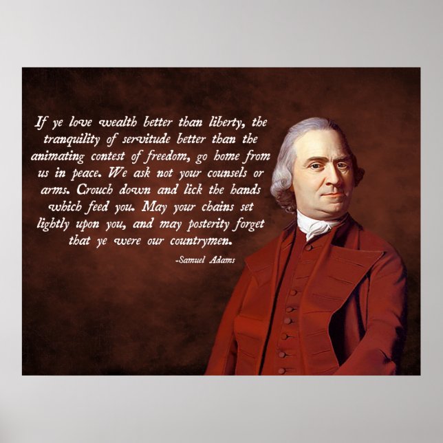 Affiche Samuel Adams Liberty (Devant)