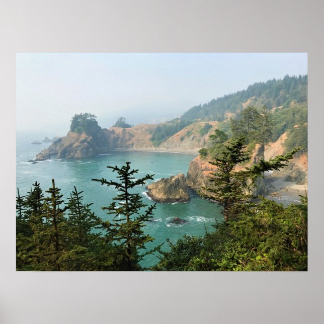 Affiche Samuel H. Boardman, Côte de l'Oregon (Devant)