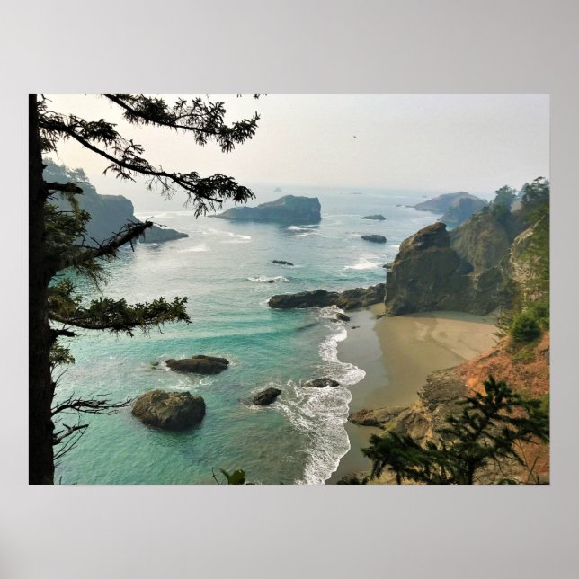 Affiche Samuel H. Boardman, Côte de l'Oregon (Devant)