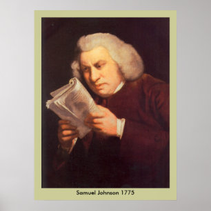Affiche Samuel Johnson - Lecture