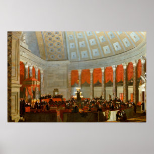 Affiche Samuel Morse La Chambre des représentants