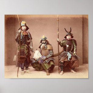 Affiche Samurai en armure