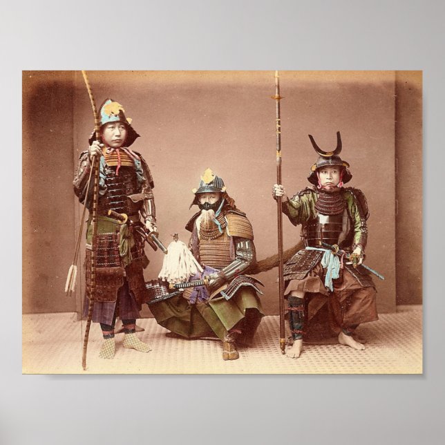 Affiche Samurai en armure (Devant)