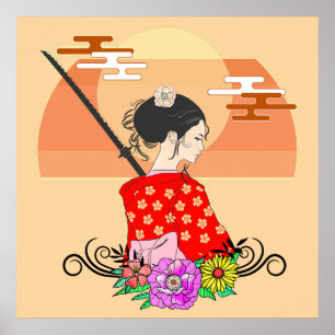Affiche Samurai Girl Onna-Musha