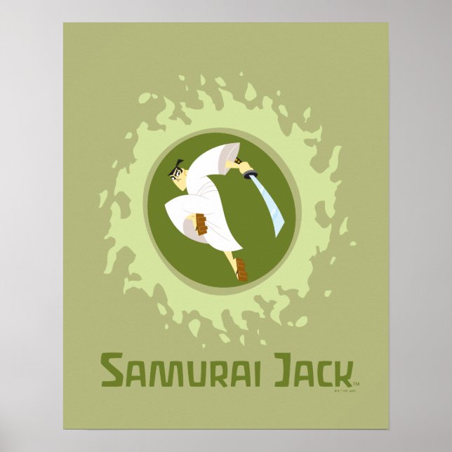 Affiche Samurai Jack Leaping Graphic (Devant)