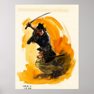 Affiche Samurai par Goseki Kojima