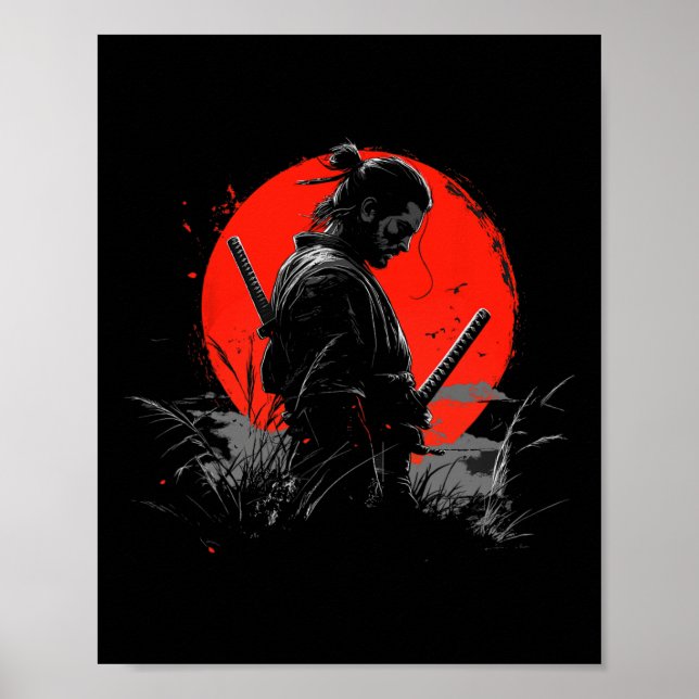 Affiche Samurai Spirit Graphic Modern Warrior's (Devant)