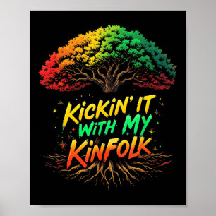 Affiche S'amuser avec ma parenté drôle réunion de famille