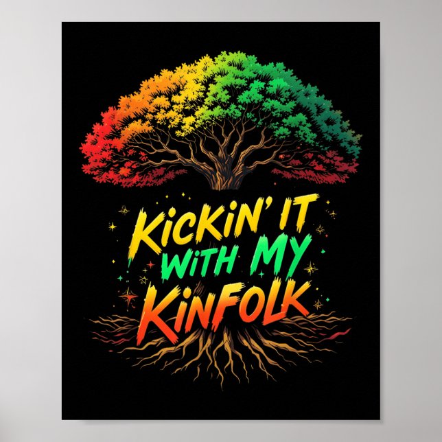 Affiche S'amuser avec ma parenté drôle réunion de famille  (Devant)