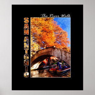 Affiche San Antonio, Texas:  River Walk Bridge