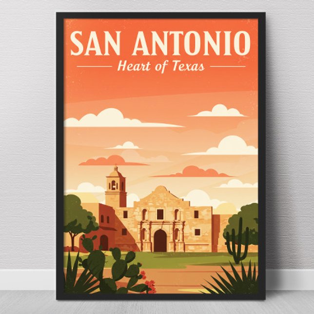 Affiche San Antonio vintage (Créateur téléchargé)