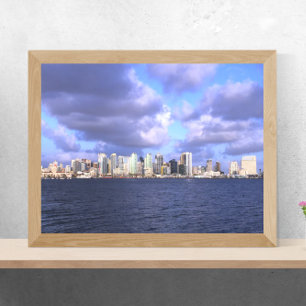 Affiche San Diego California Skyline Photographie