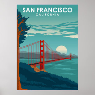 Affiche San Francisco California United States Travel