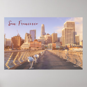 Affiche San Francisco Downtown