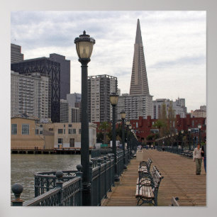 Affiche San Francisco du pilier 39