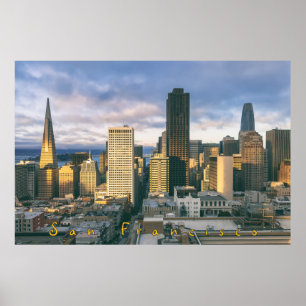 Affiche San Francisco Skyline