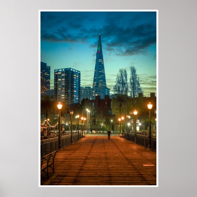 Affiche San Francisco Skyline Transamerica Pyramid Print (Devant)