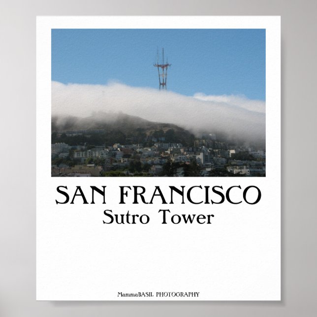 Affiche San Francisco - Tour Sutro (Devant)