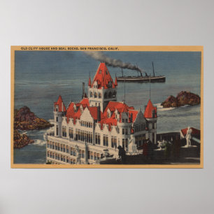 Affiche San Francisco, VU de Old Cliff House