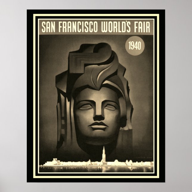Affiche San Francisco World's Fair 1940 Imprimer -16 x 20 (Devant)