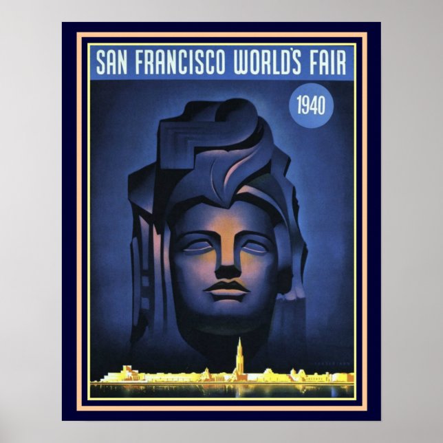 Affiche San Francisco World's Fair 1940 Imprimer -16 x 20 (Devant)