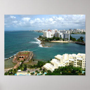Affiche San Geronimo et Condado, Porto Rico