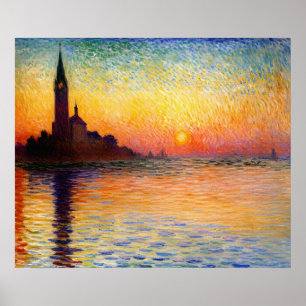 Affiche San Giorgio Maggiore à Dusk