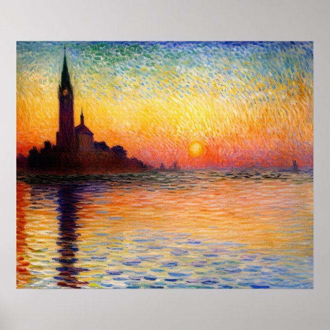 Affiche San Giorgio Maggiore à Dusk (Devant)