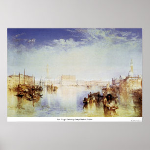 Affiche San Giorgio Venise par Joseph Mallord Turner