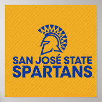 San Jose State Spartans Motif en fibre de carbone