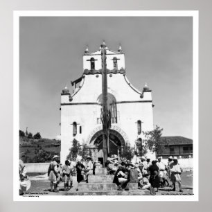 Affiche San Juan Chamula, Chiapas, Mexique