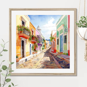 Affiche San Juan Porto Rico Travel Wall Art