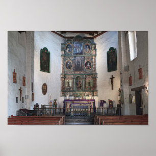 Affiche San Miguel Mission Altar, Père Noël Fe
