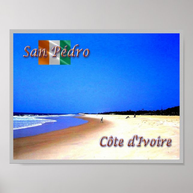 Affiche San Pedro - plage (Devant)
