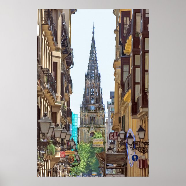 Affiche San Sebastian. n° 13. (Devant)