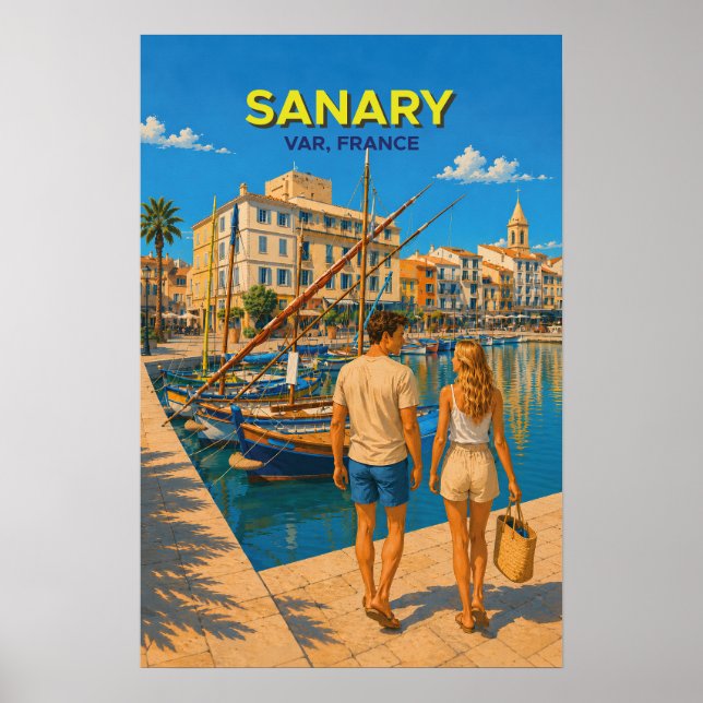 Affiche Sanary (Devant)